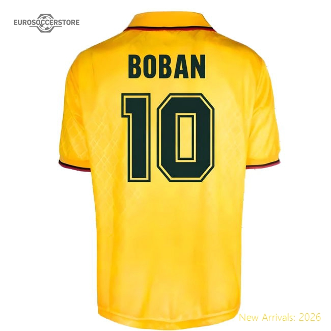 Pro Third Ac Milan Boban Jersey Premium Fabric Moisture-wicking
