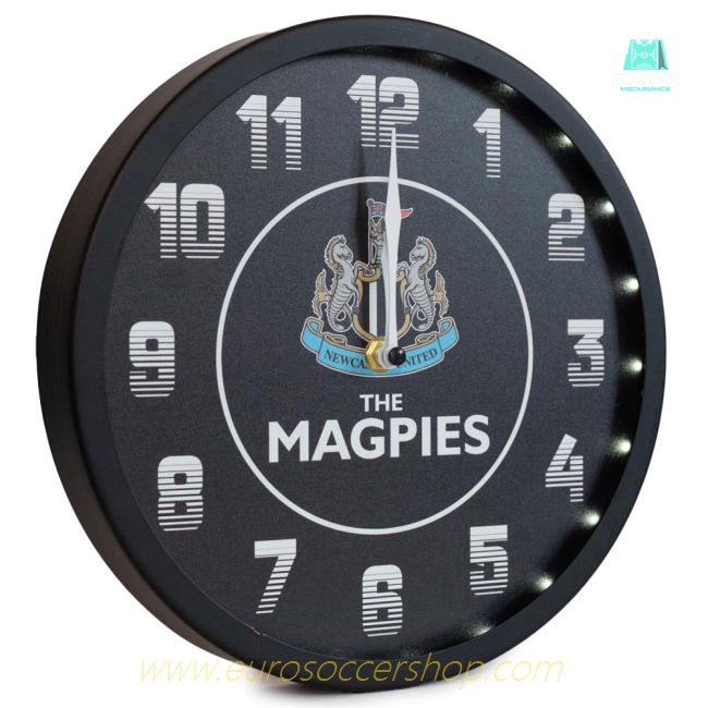 Newcastle United FC LED Magpies Wall Clock