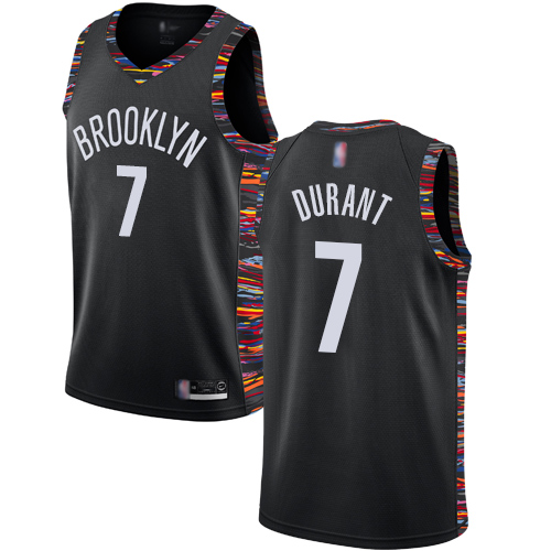 Nets Black Kevin Durant #7 Nike Jersey - Budget-Friendly Quality