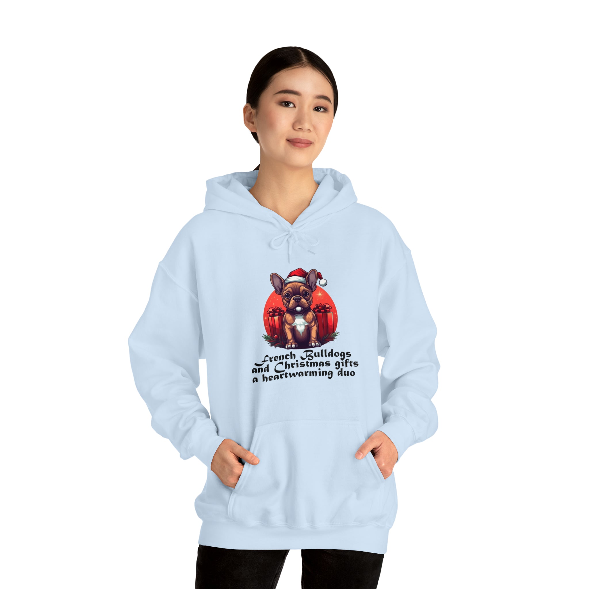 Casual Frenchie And Christmas Gifts Unisex Hoodie For Frenchie Fans