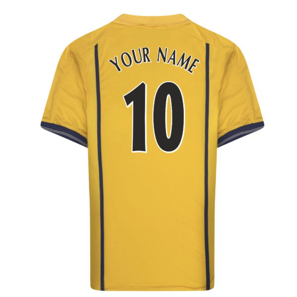 2001 Leeds United Away Retro Shirt (Your Name)