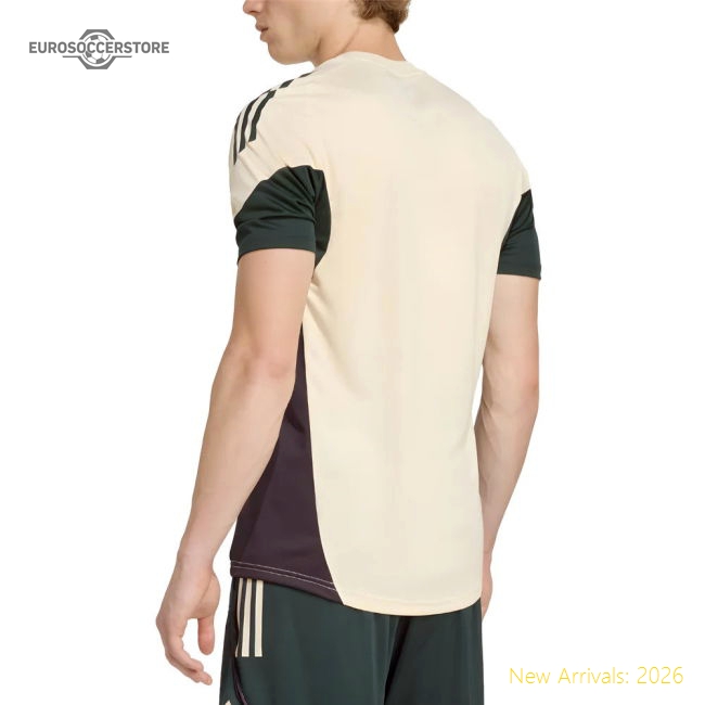 First-class 2025-2026 Black And Whites Eu Training Fan Jersey (ecru