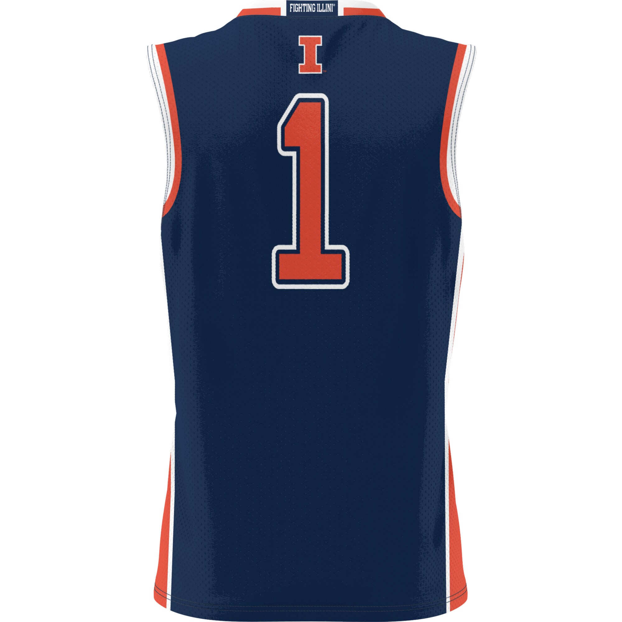 [NJP] Illinois Fighting Illini GameDay Greats Unisex Lightweight Basketball Jersey - Navy