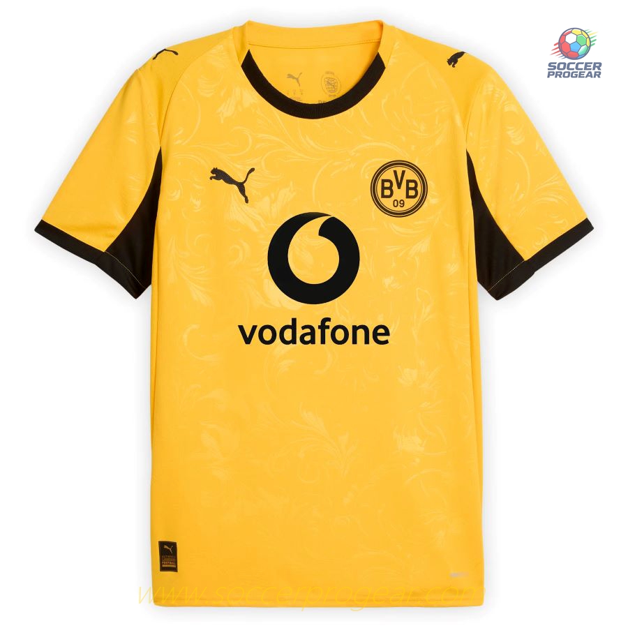Dortmund 2025-26 Edition Cup Kids Edition Jersey Set Football Shirt