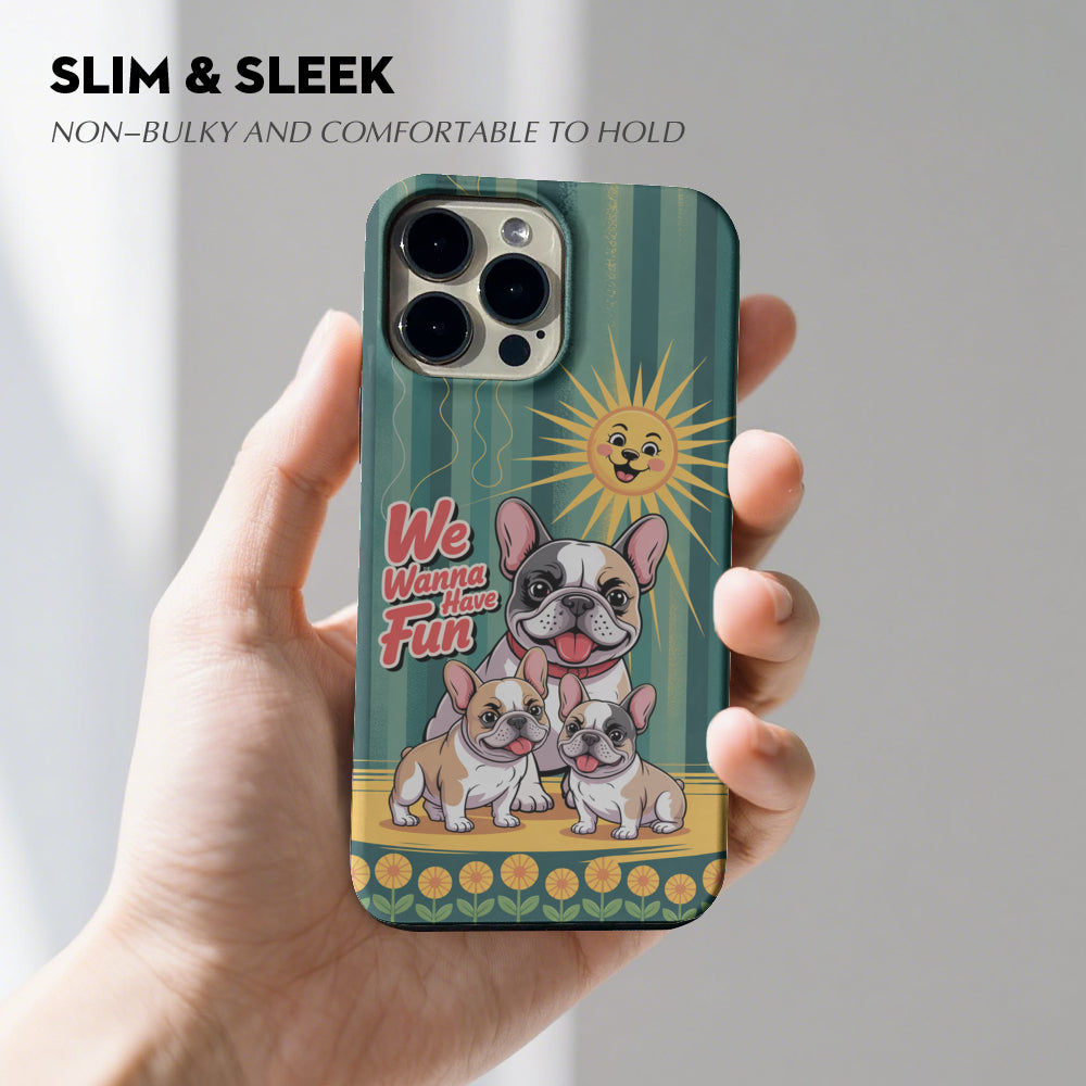 French Bulldog Bentley Dual Layer Iphone Case Cute Frenchie Essential