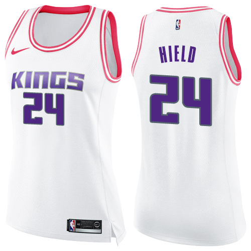 SAC #24 Buddy Hield Elite 2024 Icon NBA Jersey - White Swingman