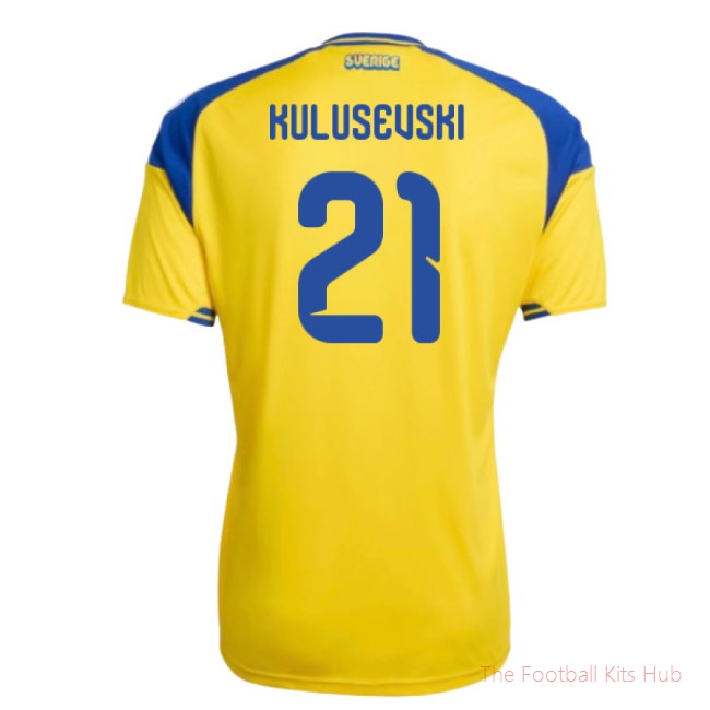2026-2027 Sweden Home Shirt (Kulusevski 21)