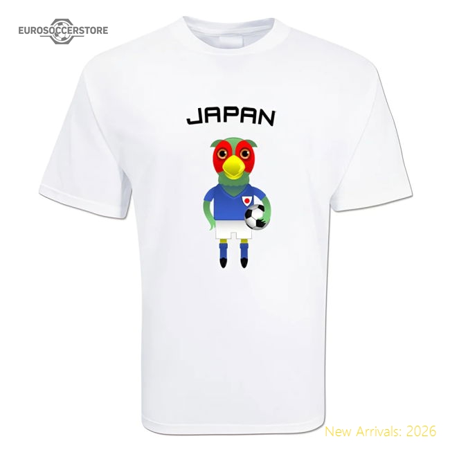 Samurai Blue Mascot Soccer T-shirt - Affordable - World Cup Edition