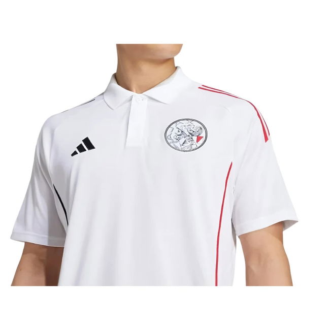 Professional 2025-2026 Ajax Shirt White With Retro Design -