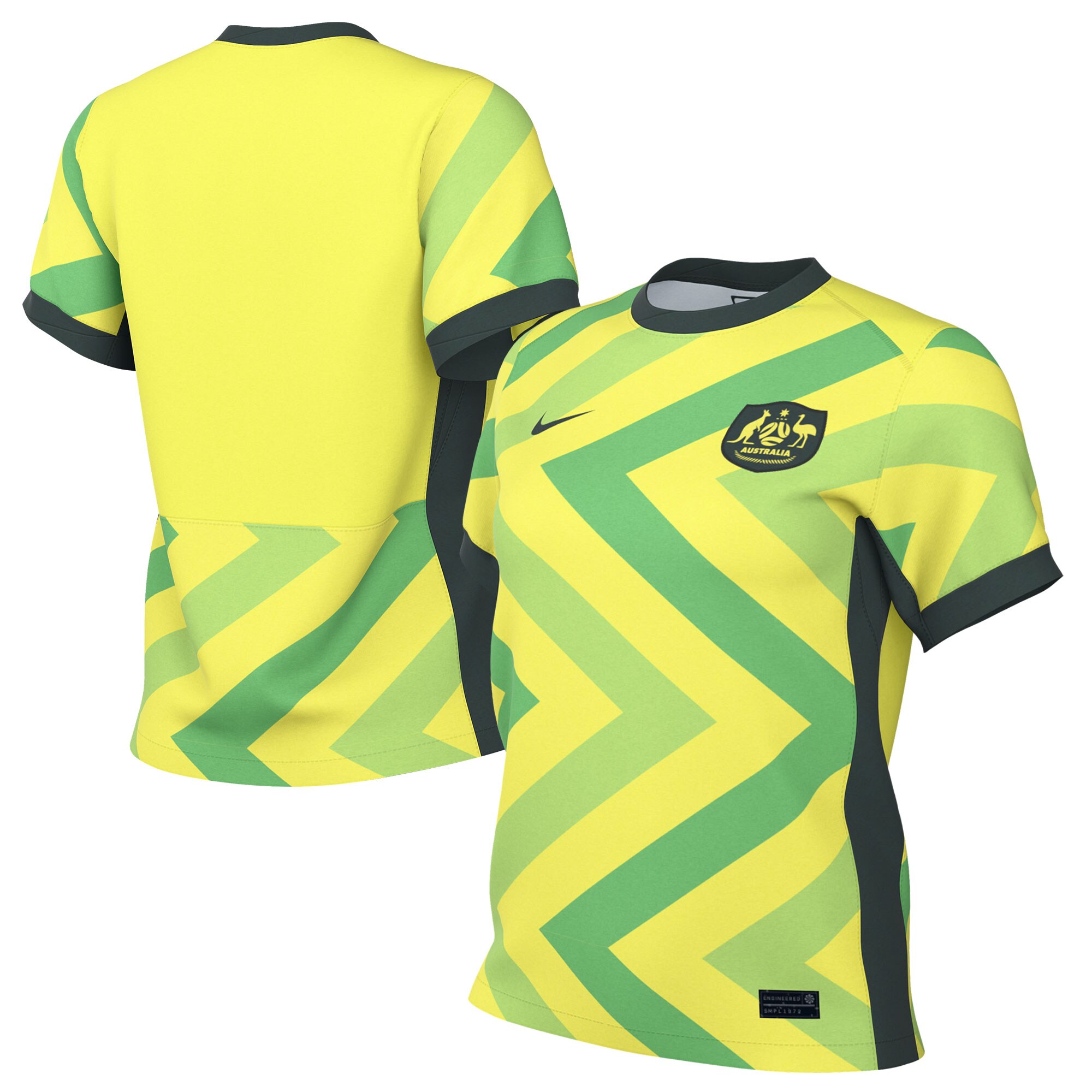 [SJH] Australia National Team Women's 2025/26 Home Replica Jersey - Yellow