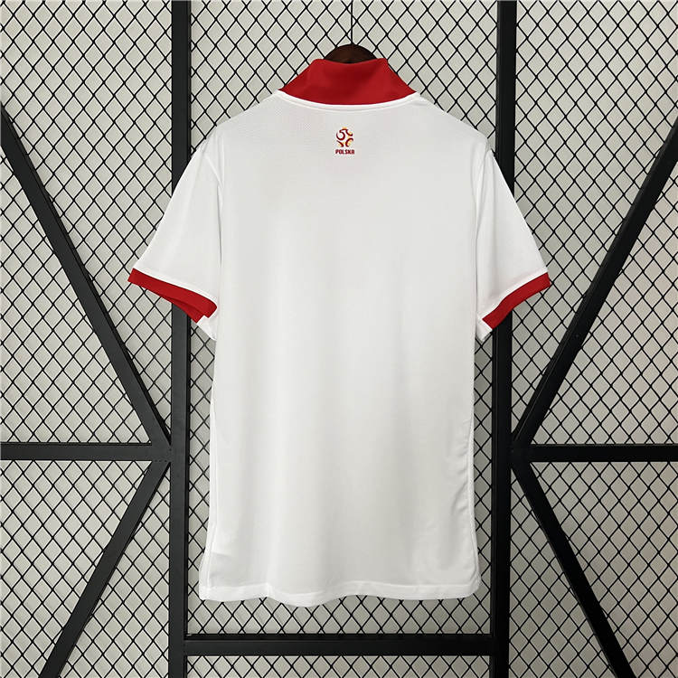 Poland UEFA Euro 2024 Home Soccer Jersey Football Shirt - Official