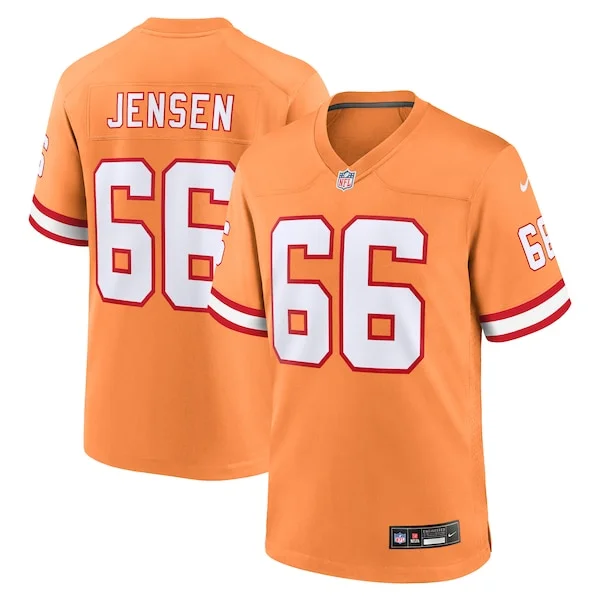 None Ryan Jensen Game Jersey - Orange | NFL Player Jersey | NFL Footba