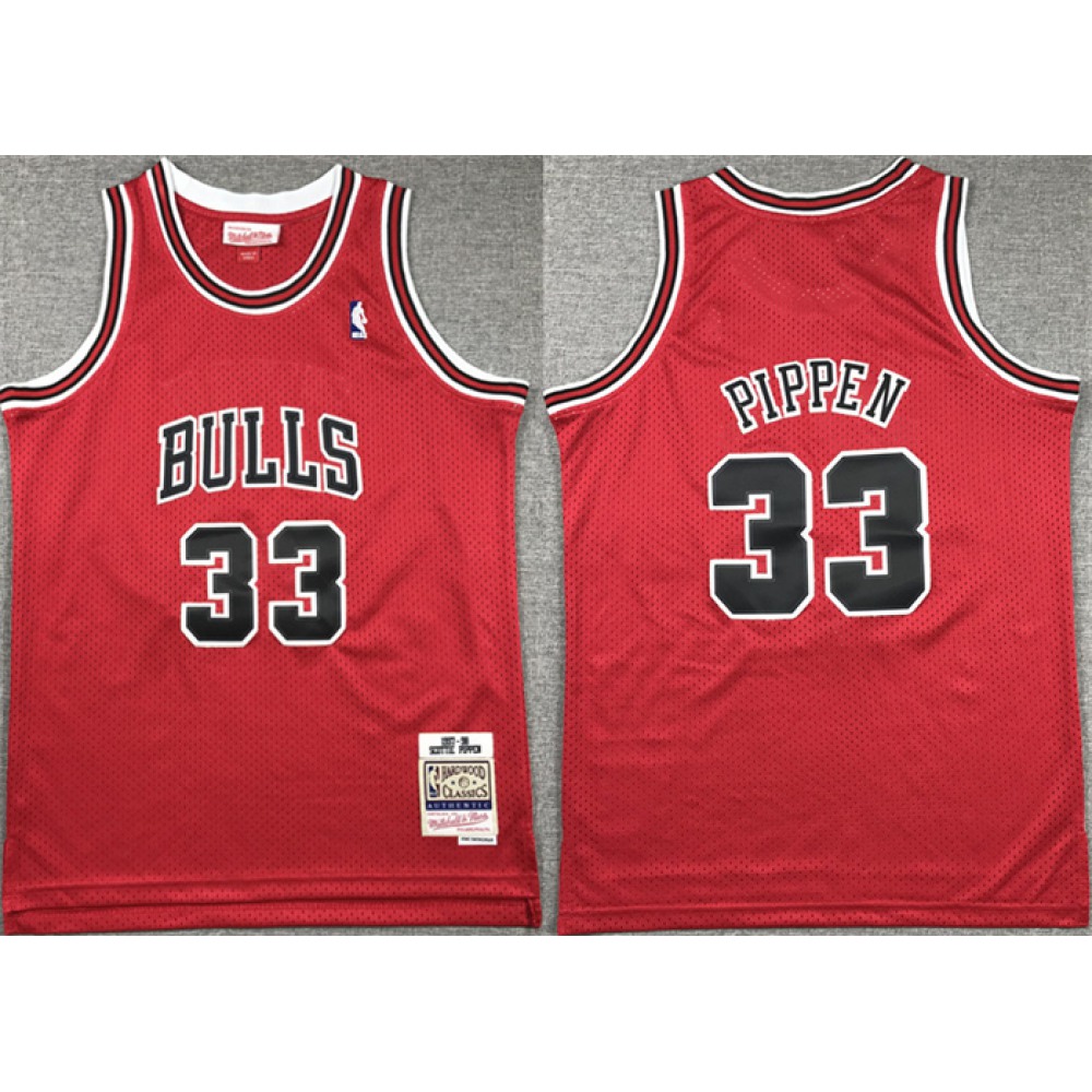 Authentic Chicago Bulls 33 Red Jersey - Must-Have Jersey