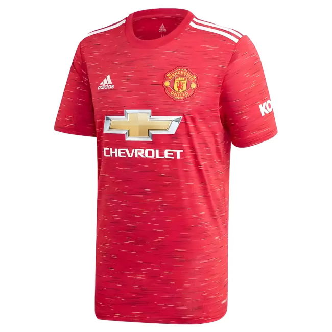 Officially Licensed Man Utd 2020 2020-2021 Man Utd Adidas Home Foot...