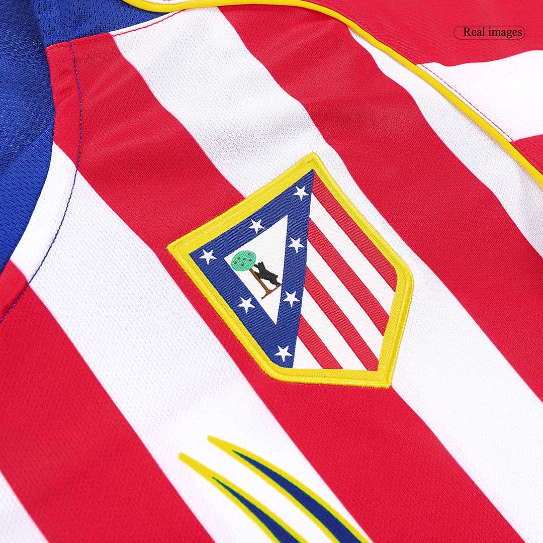 Atletico Madrid 0405 Retro Home Football Shirt 9 Torres - Official