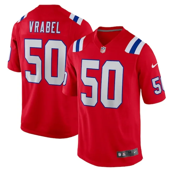 New England Patriots Game NFL Jersey - Red | Premium Football Apparel