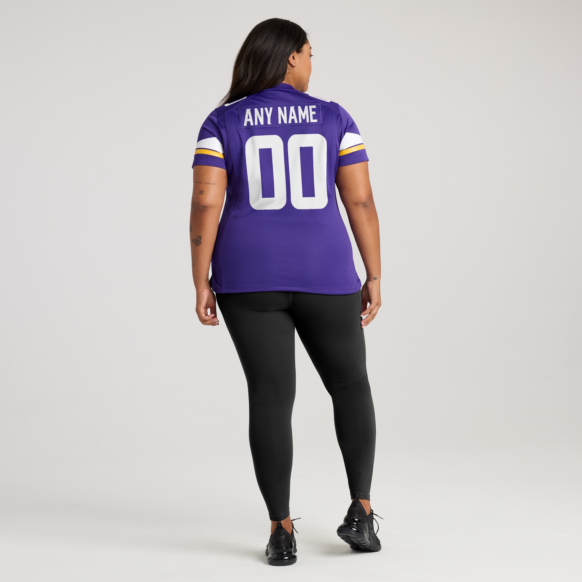 [JED] Minnesota Vikings Women's Custom Game Jersey - Purple