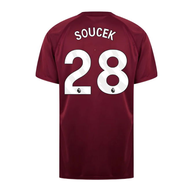 West Ham United Poly T-Shirt (Claret/Blue) (Soucek 28)