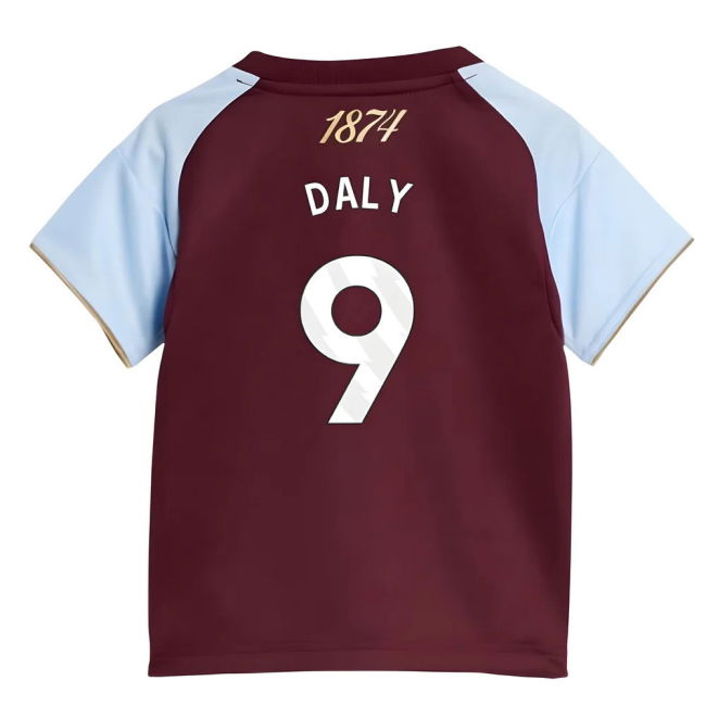 Daly 9 Game Replica Aston Villa Home Replica Jersey (Baby)
