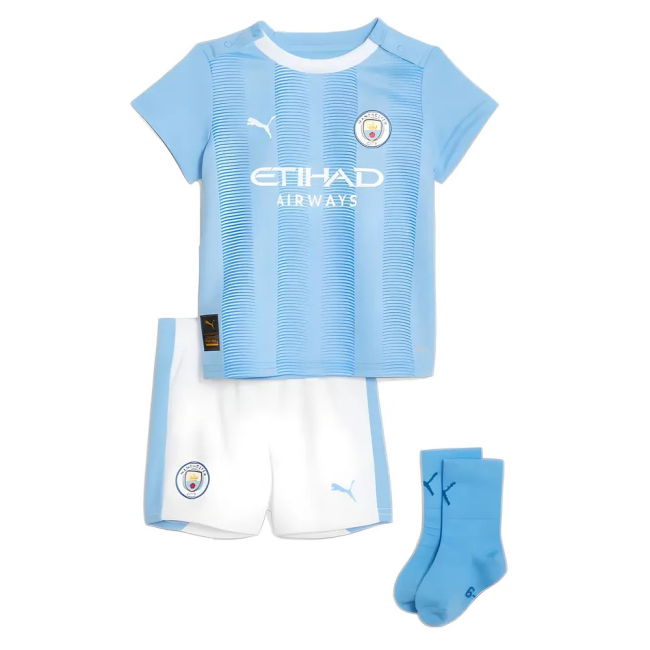 2023-2024 Man City Home Kit for (Baby
