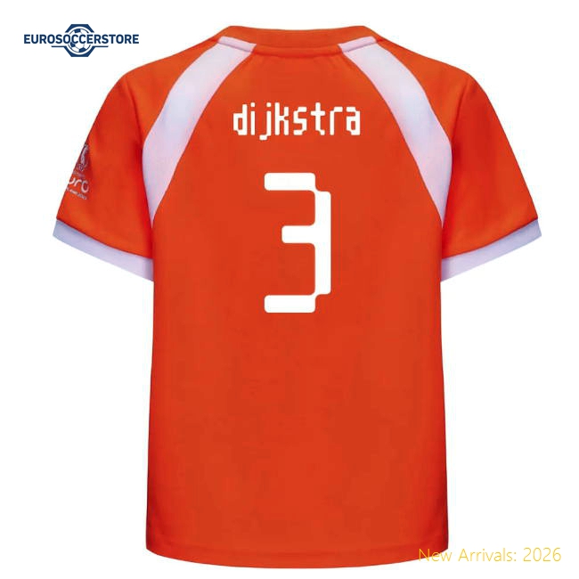 2025-2026 Football Team Kids Kid-approved Jersey Dijkstra Puma Drycell