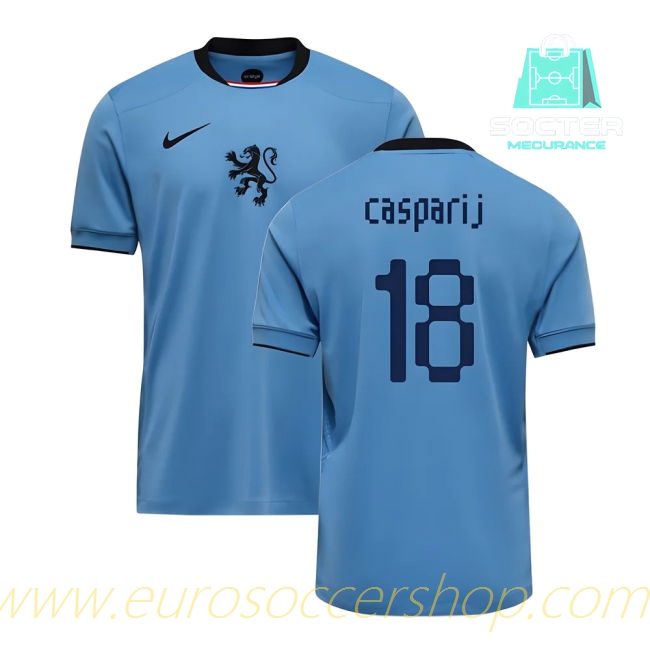 2025-26 Edition Holland Away Football Shirt Junior (Casparij 18)
