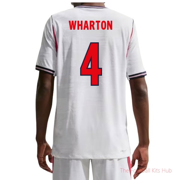 England Aero-FIT Shirt Country Football Kit 2026-2027 Wharton #4