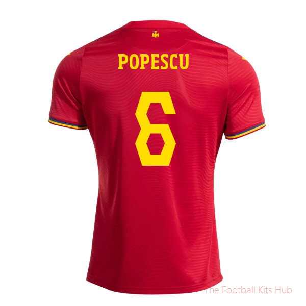 2025-2026 Romania Away Shirt (Popescu 6)