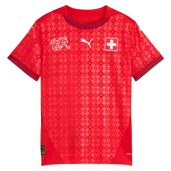 Switzerland Soccer Team Contemporary Home Soccer Jersey (Kids)