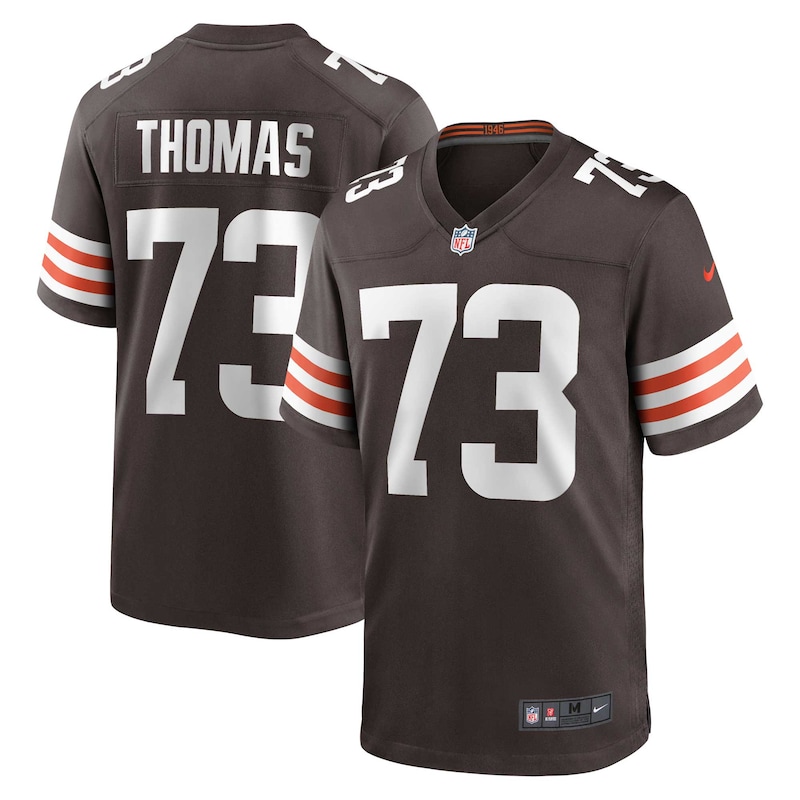 None Joe Thomas Cleveland Browns Great Value Replica Jersey for NFL Fa