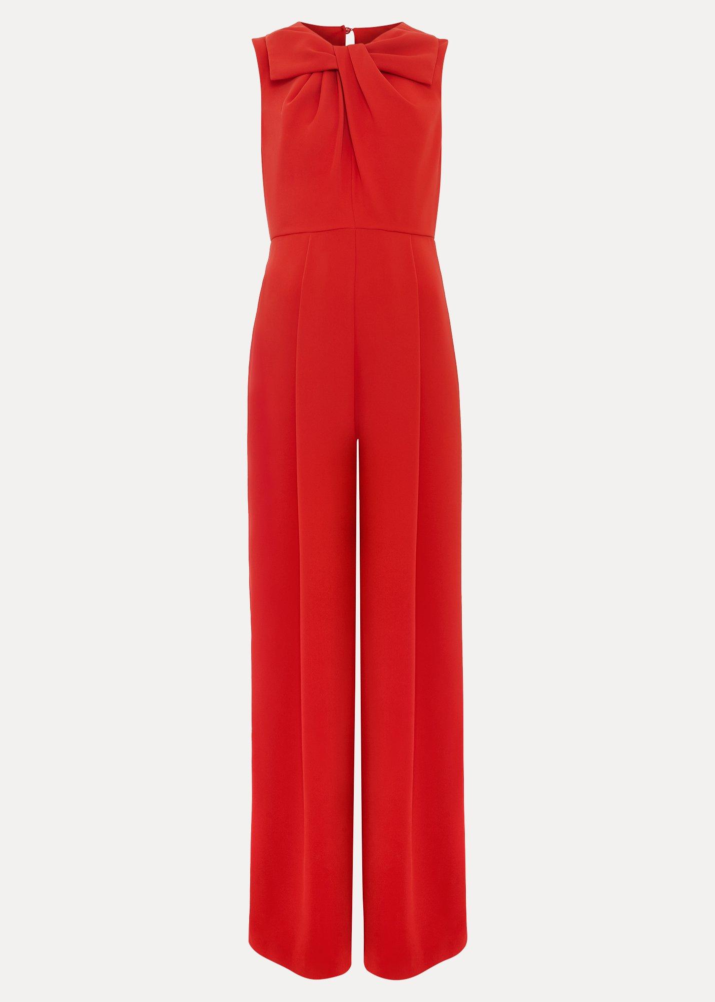 Saffron Twist Front Wide Leg Jumpsuit