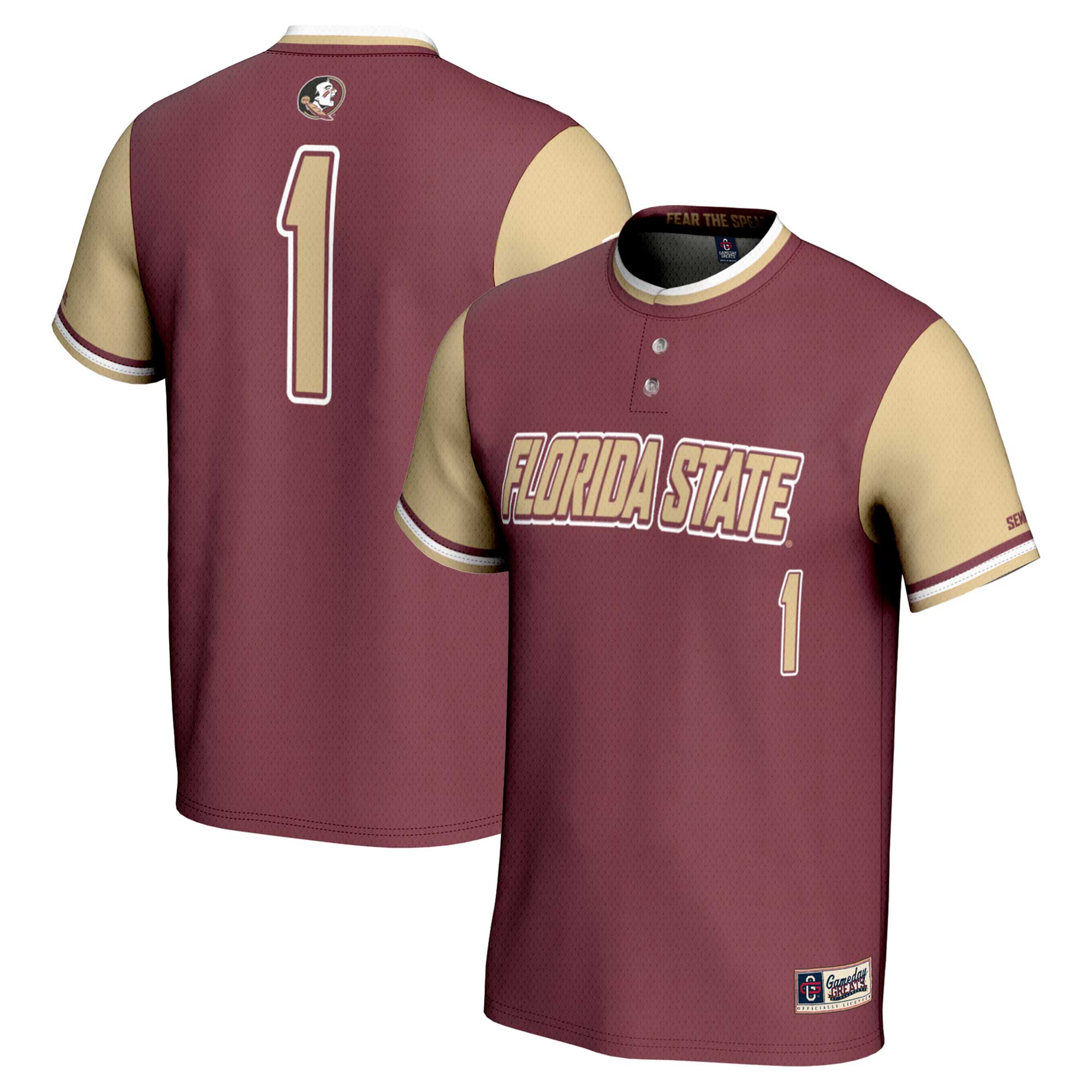 [NJP] Florida State Seminoles GameDay Greats Unisex Lightweight Softball Jersey - Garnet