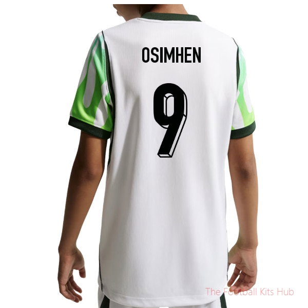 Fan Edition Pro Nigeria 2026-2027 Away Shirt (Kids) (Osimhen 9)