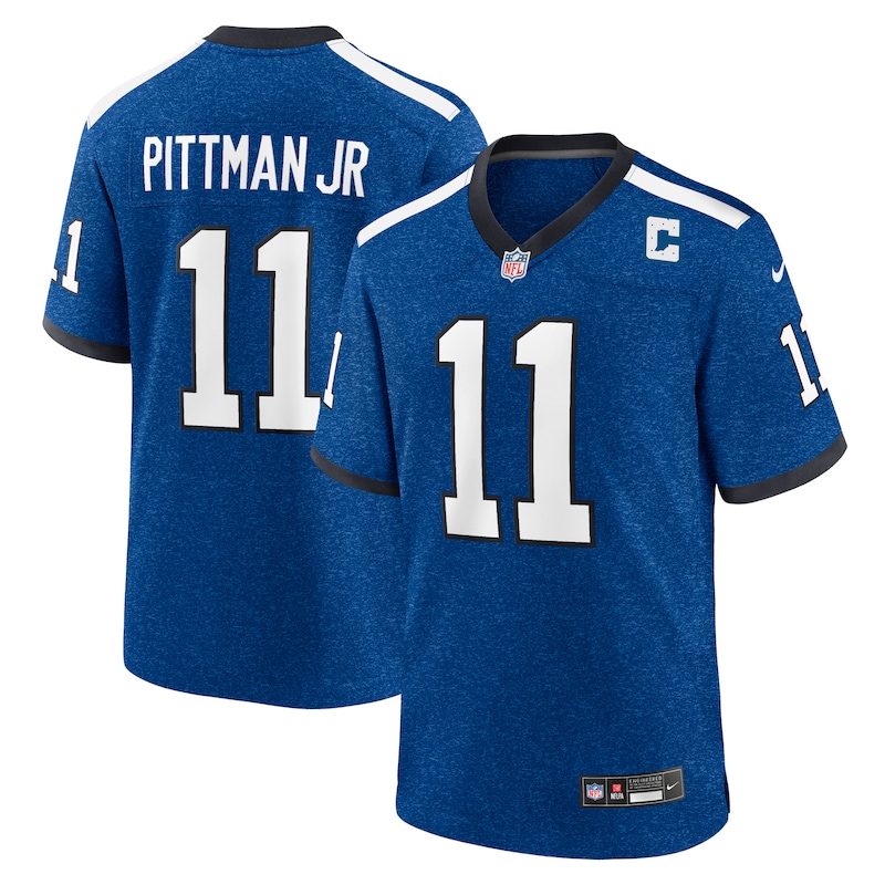 None Indiana Nights Michael Pittman Jr. IND Colts Sleek Game-Ready ...
