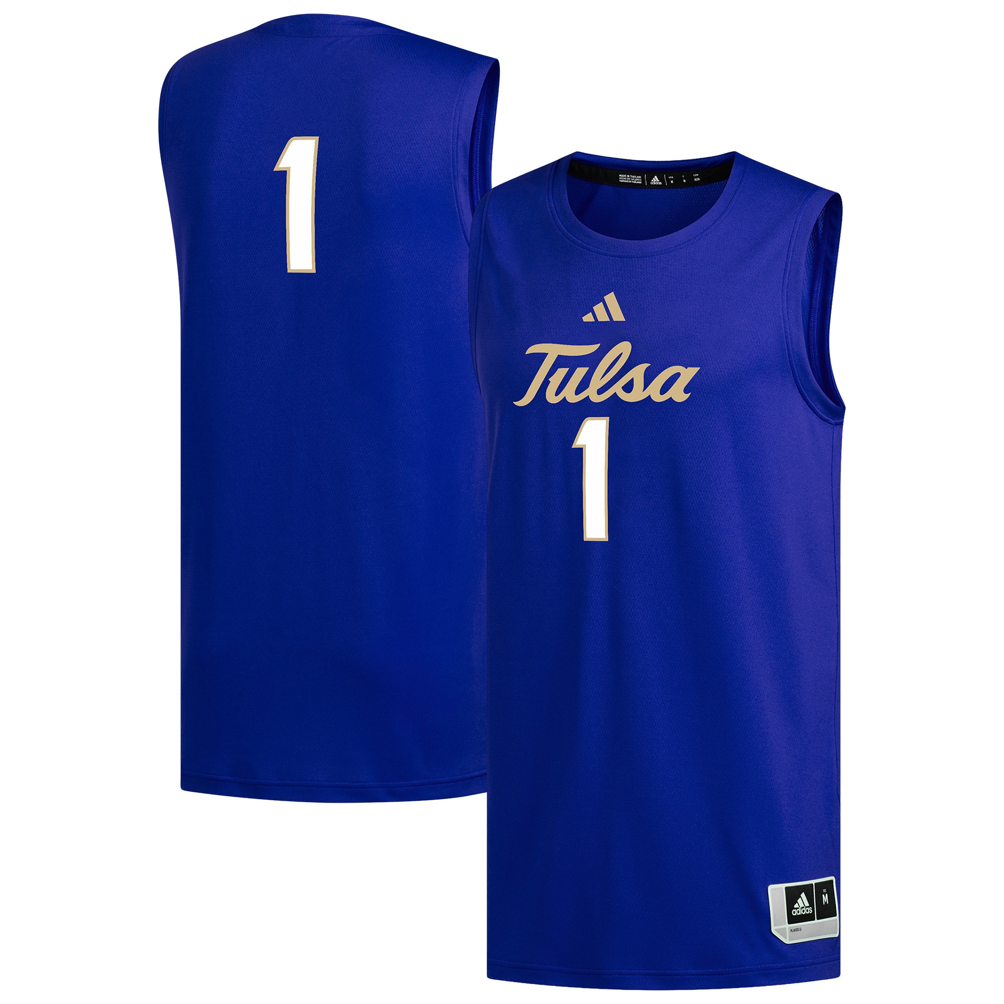 [NJP] Youth Tulsa Golden Hurricane Replica Basketball Jersey - Royal
