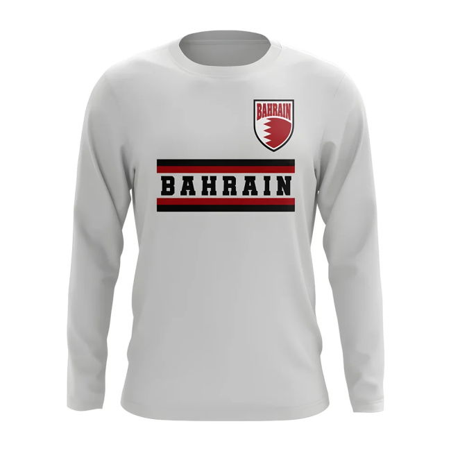 Performance-Driven Bahrain Core Football Country Long Sleeve T-Shirt