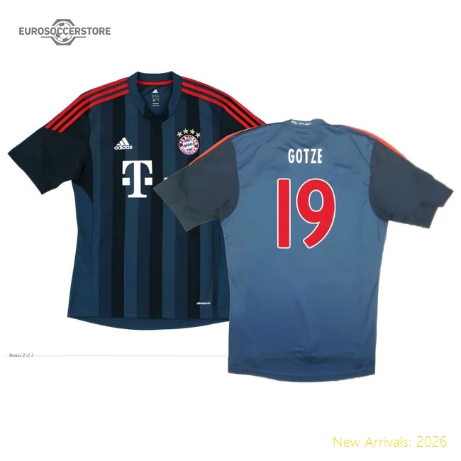 Bayern Munich 2013-14 Third Fan Version For Adults (Gotze Soccer Jersey