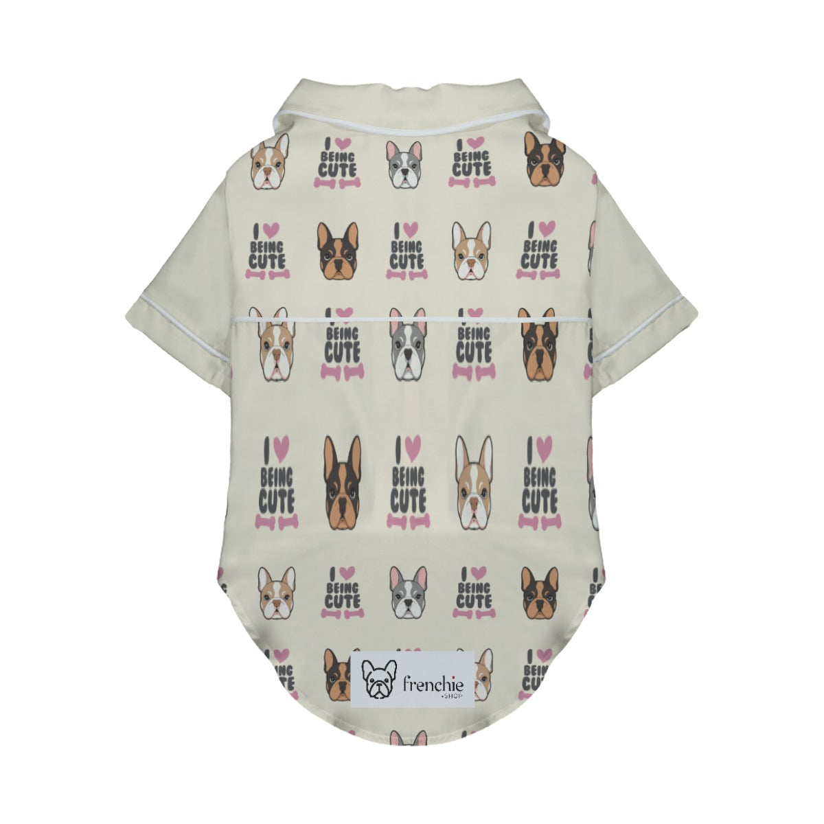 French Bulldog I Love Being Cute Pajamas For French Bulldog Durable Dog Item