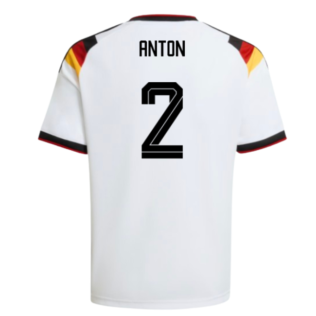 Kids Anton 2 New Performance Germany Home Football Shirt