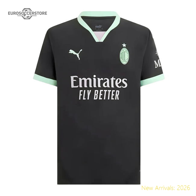 Excellent 2024-2025 Ac Milan Third Authentic Shirt - Cost-effective