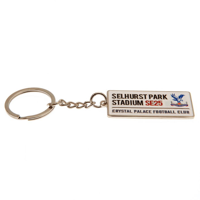 Adult Crystal Palace FC Embossed Street Sign Keyring