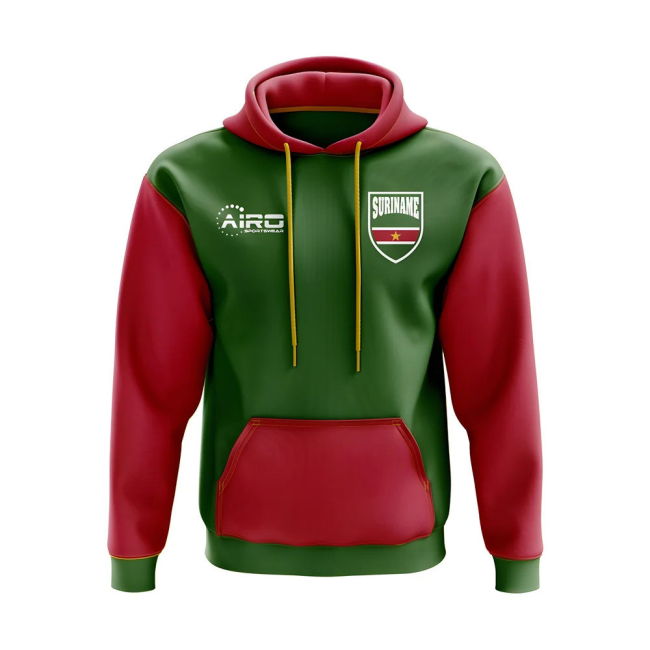 Elite Suriname Concept Country Football Hoody (Green) Limited-Edition