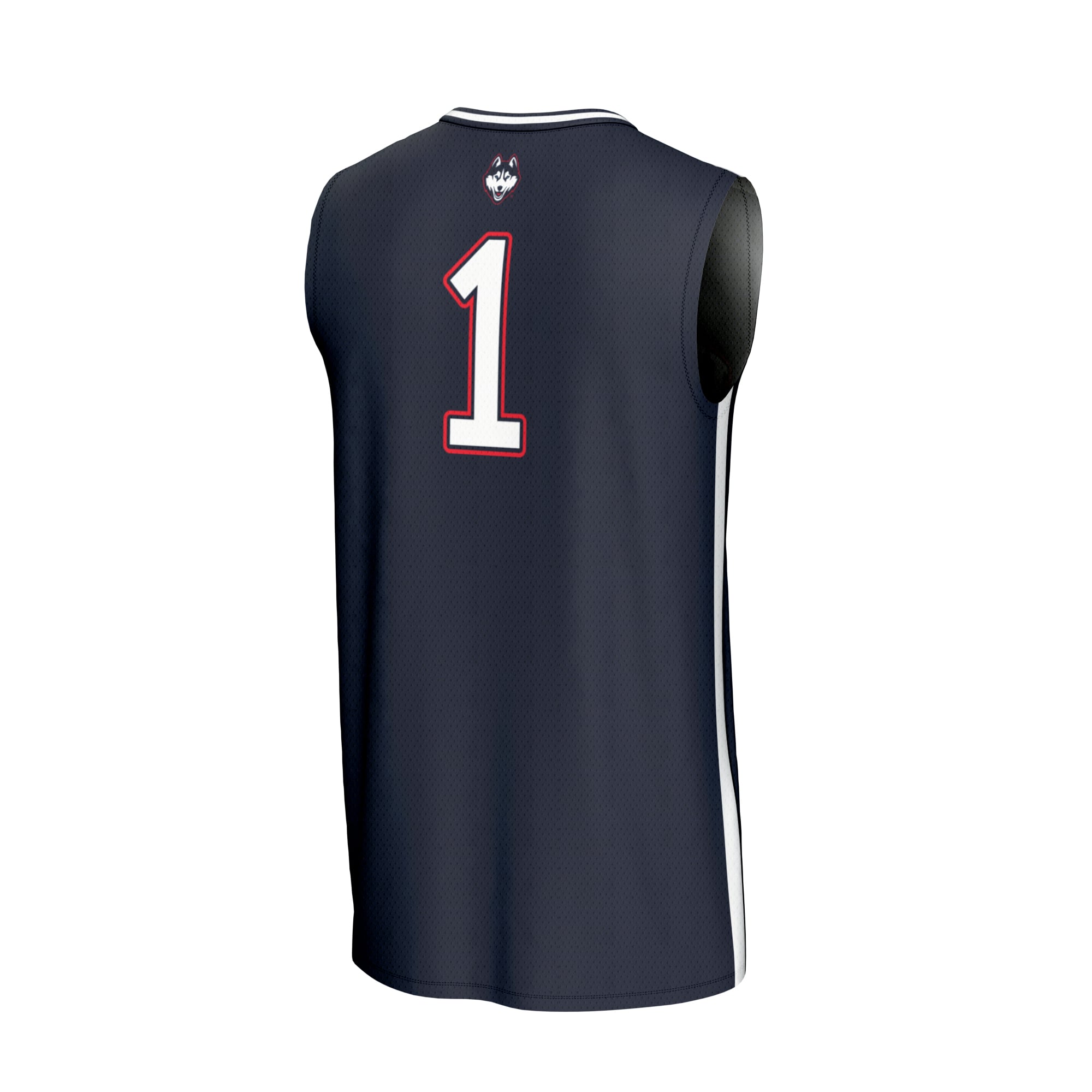 #1 UConn Huskies GameDay Greats Unisex Lightweight Collegiate Basketball Fashion Jersey - Navy