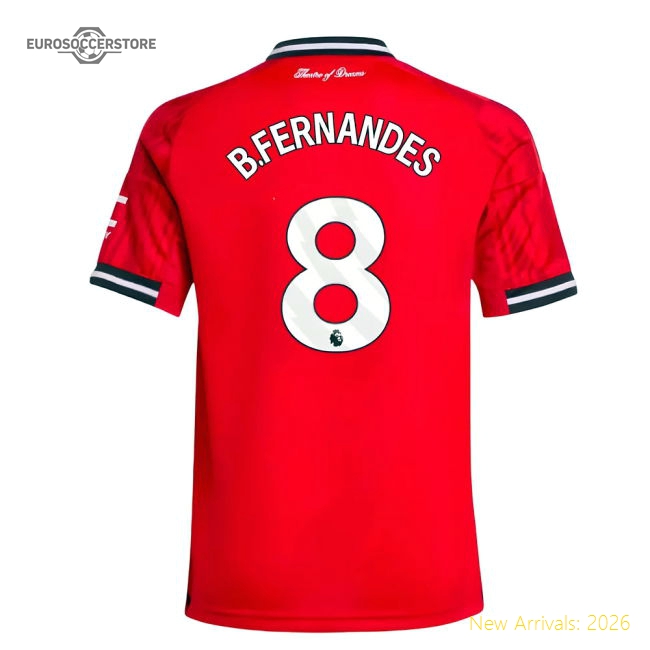 High-end Home Premier League Team B.fernandes Jersey 2025-2026
