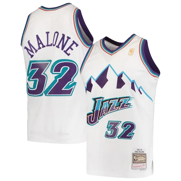Karl Malone UTA Official Team Jersey - Authentic - Licensed Product