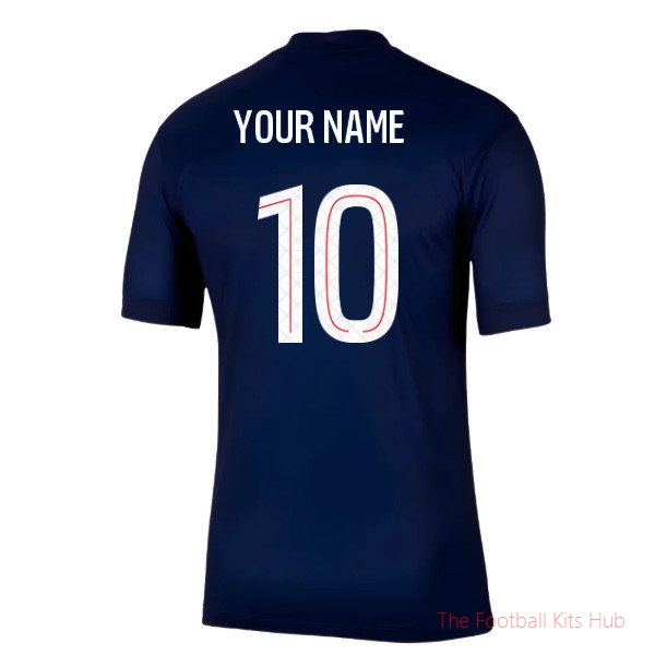 2025-2026 Paris Saint-Germain Home Shirt Custom Name Team Jersey