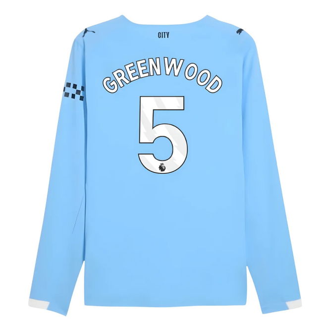 Man City Soccer Jerseys Authentic Home Jersey 2025-2026
