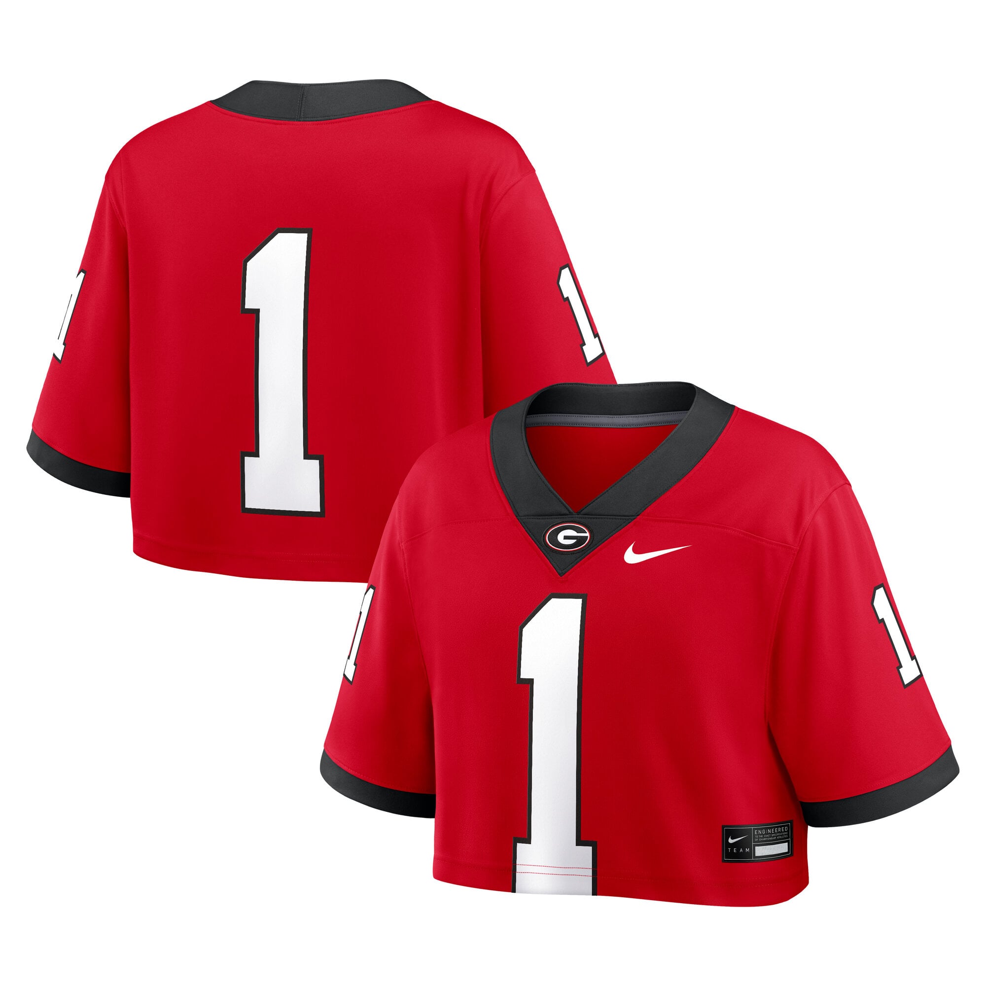 Georgia Bulldogs Nike Women's Game Crop Top Jersey - Red