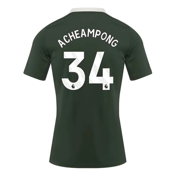 2025-20 Chelsea Training Soccer Jersey Acheampong 34 L M S