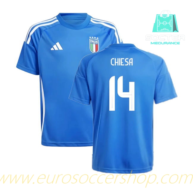 2024-25 Edition Italy Home Kit High Quality Children (CHIESA 14)
